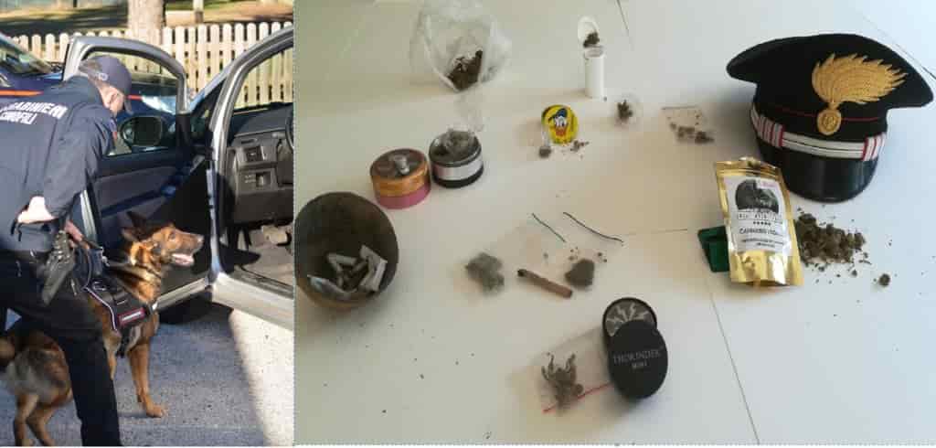 carabinieri droga mandrea