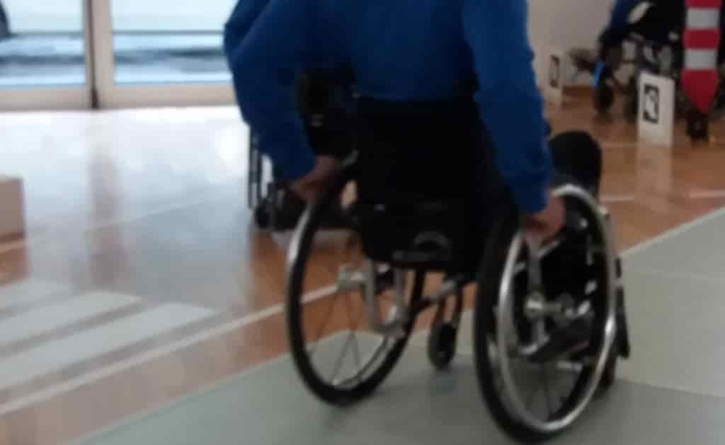 carrozzina disabile