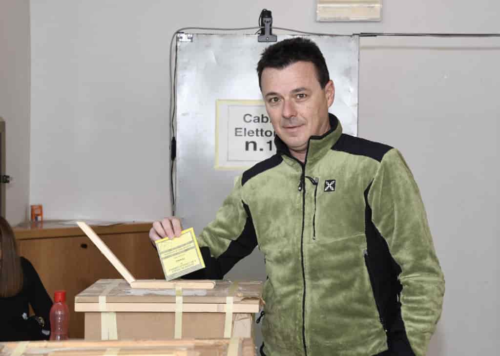 20190310_DSC5617 TENNO ELEZIONI COMUNALI VOTAZIONE GIULIANO MAROCCHI