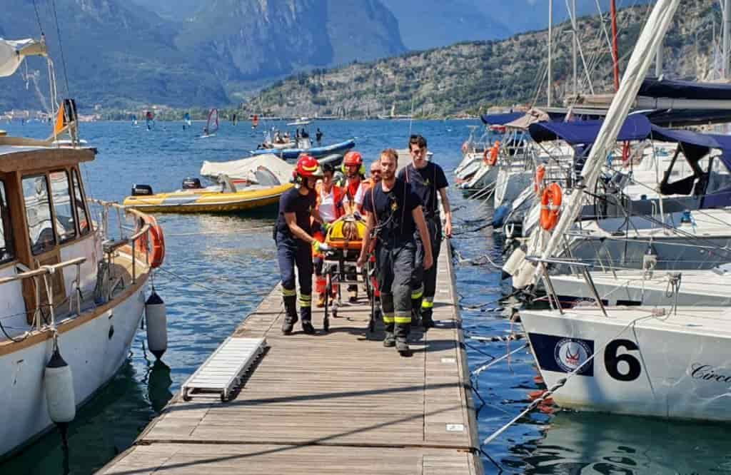 SALVATAGGIO GARDA COLPO DI SOLE