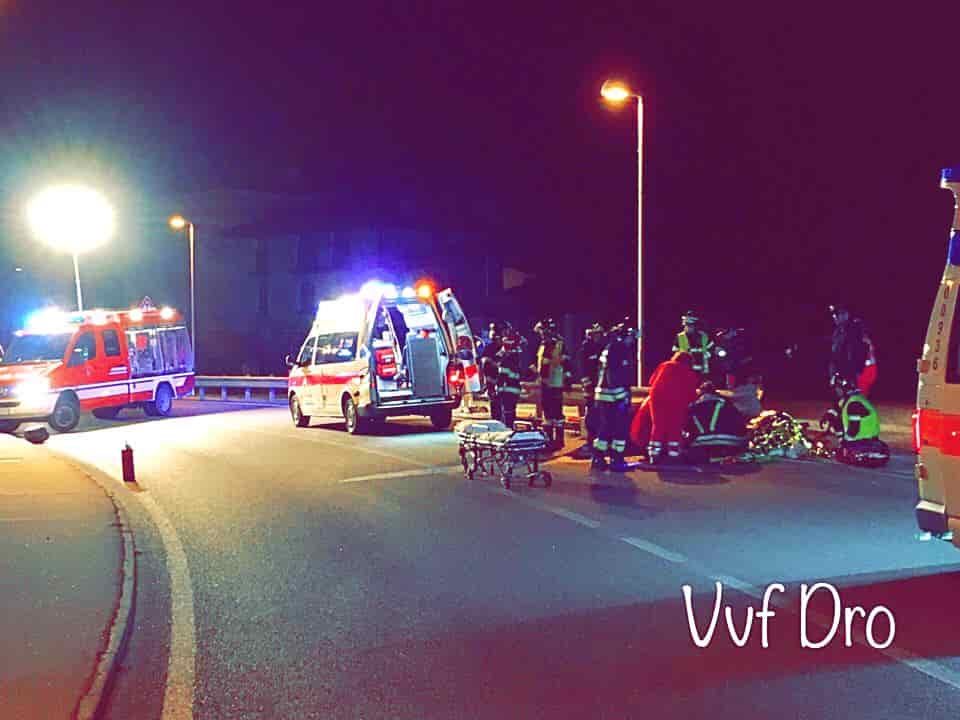 Incidente Dro scooter