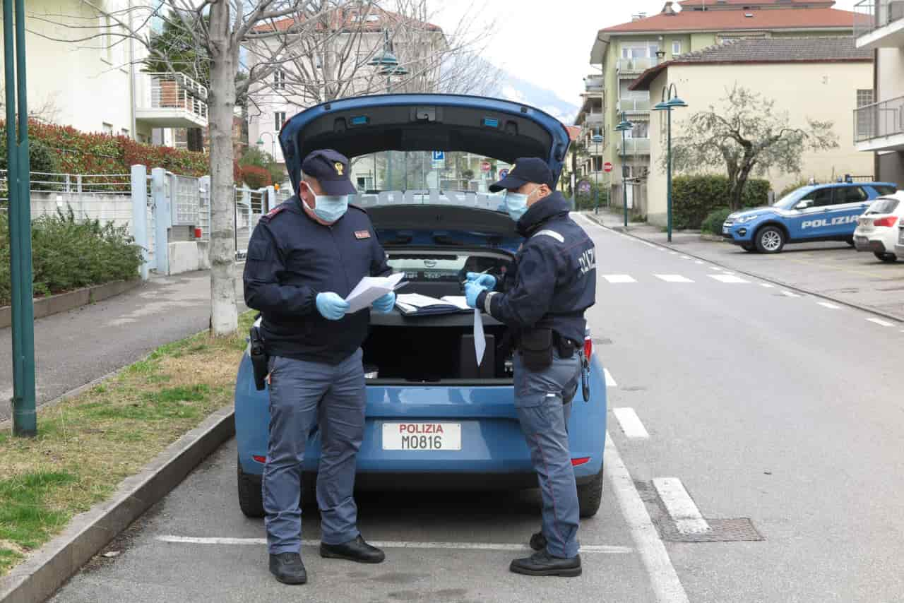 20200315IMG_7071 RIVA CORONAVIRUS POLIZIA AL LAVORO