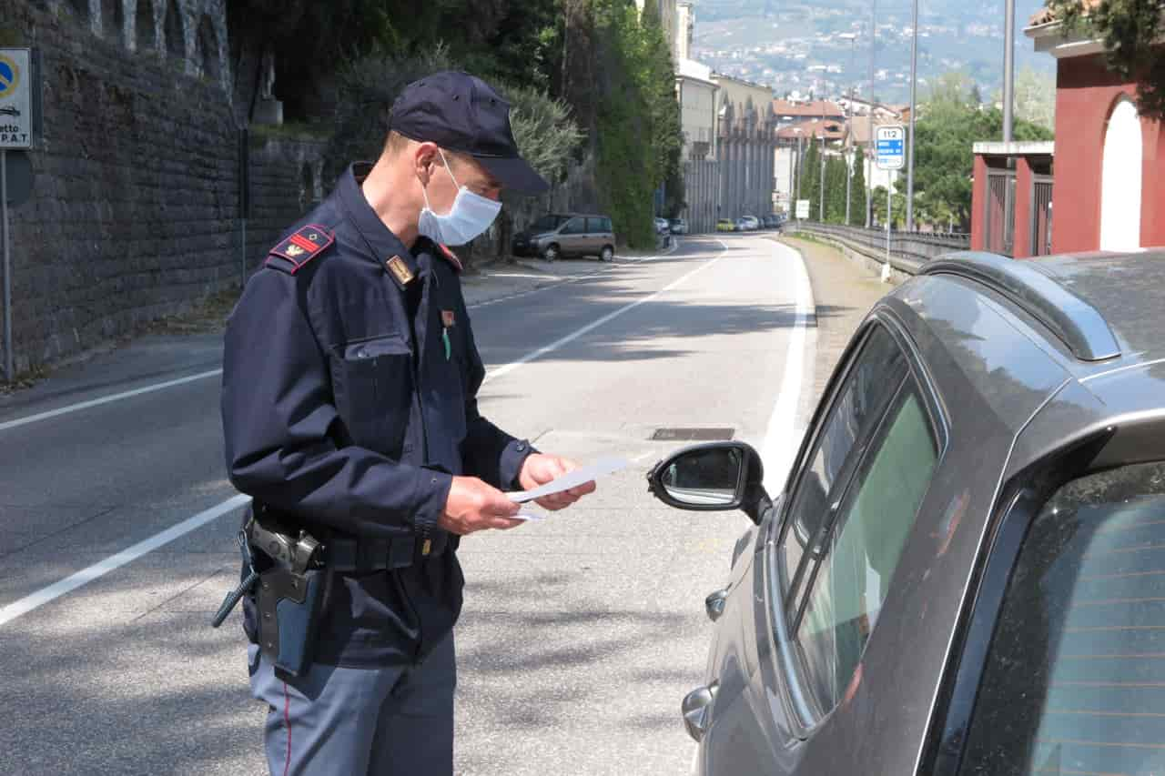 20200418IMG_9708 CORONAVIRUS POLIZIA FERMI RIVA