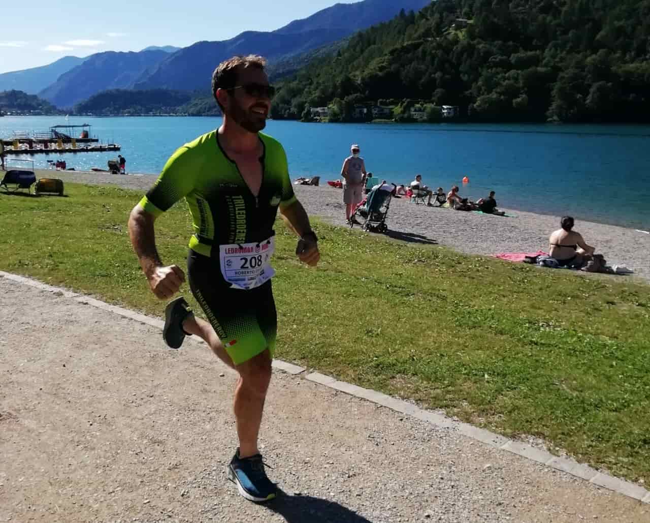 LEDROMAN@HOME, un partecipante 2020 sul lago di Ledro