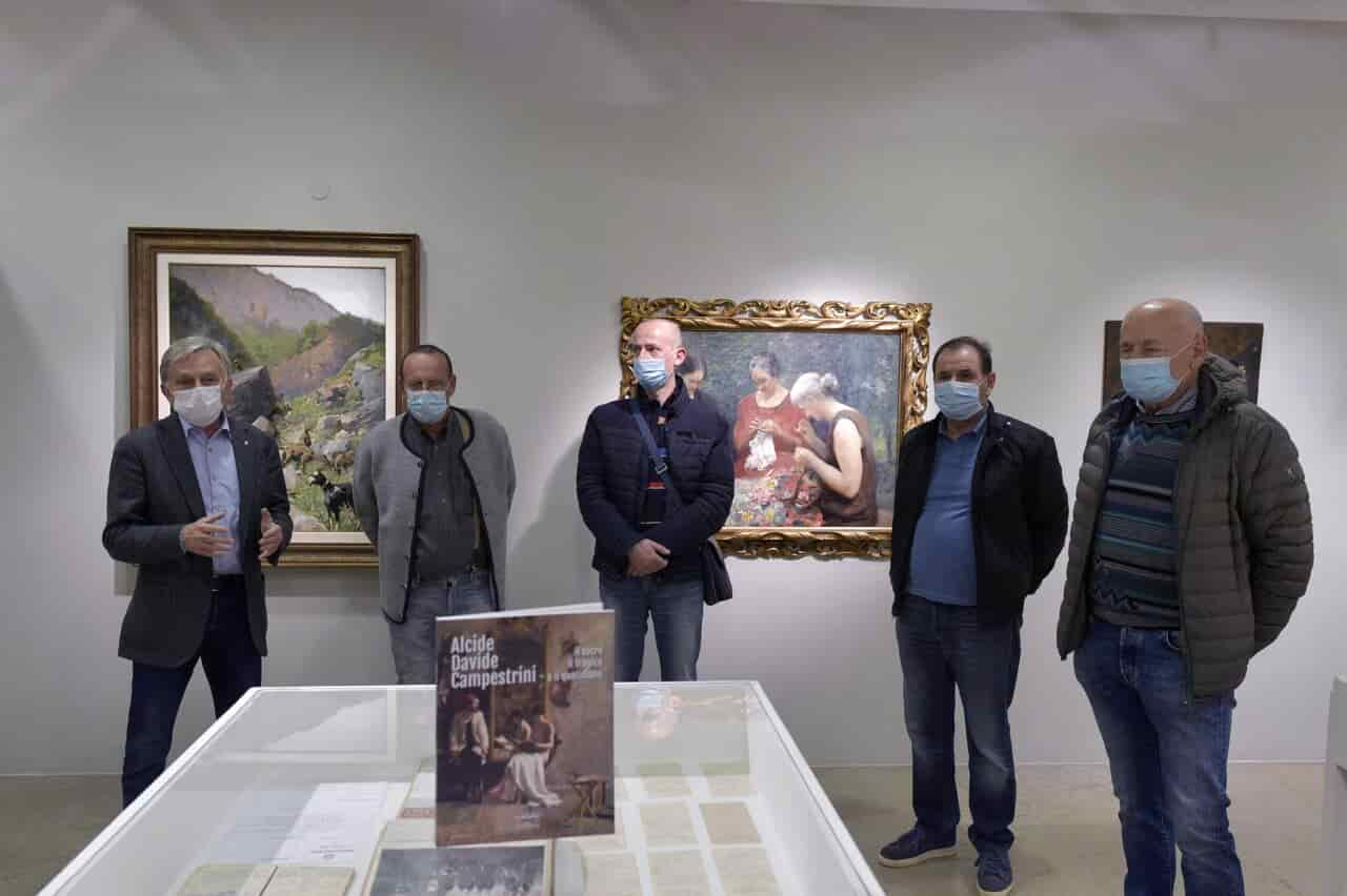 INAUGURAZIONE DELLA MOSTRA "ALCIDE DAVIDE CAMPESTRINI - IL SACRO, IL TRAGICO E IL QUOTIDIANO"