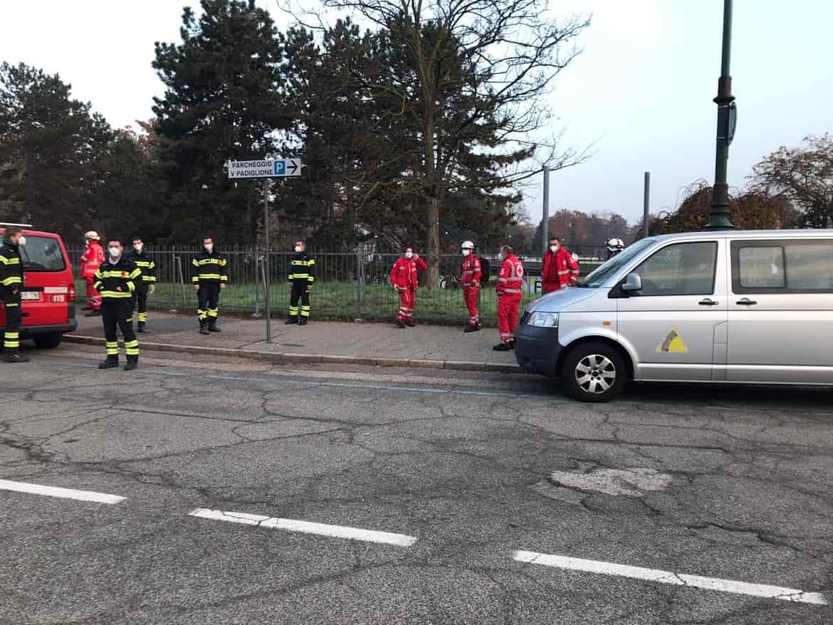 protezione civile ospedale campo a torino 4