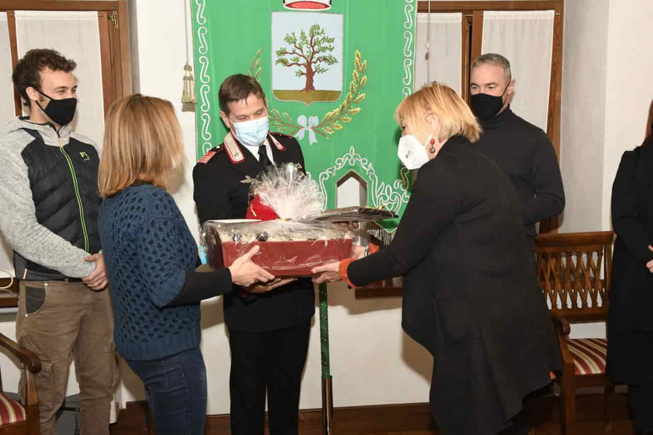 20201222_DSC7184 DRO FESTA IN COMUNE PENSIONAMENTO COMANDANTE CARABINIERI VASCO DEGASPERI