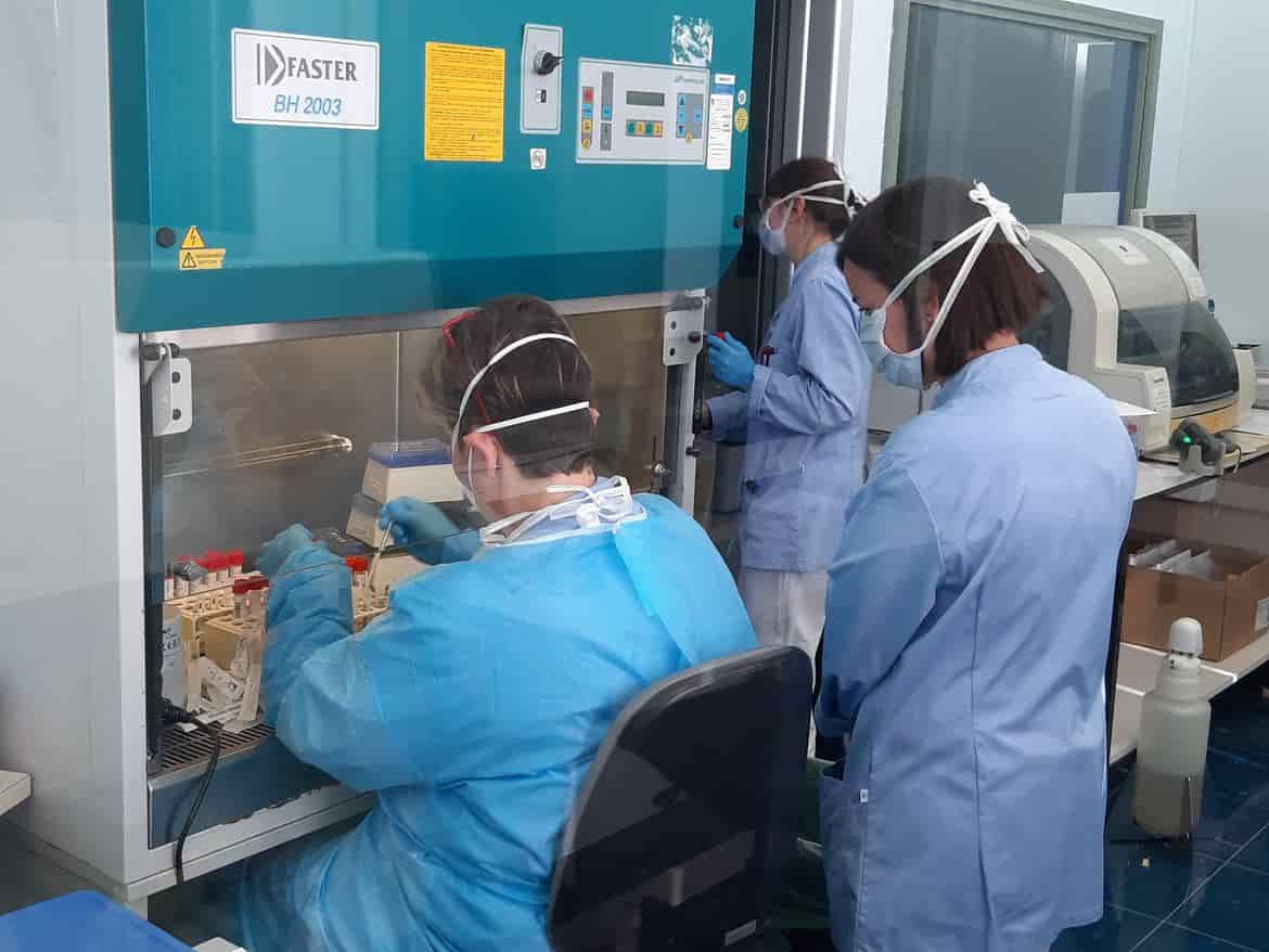 COVID CORONAVIRUS LABORATORIO