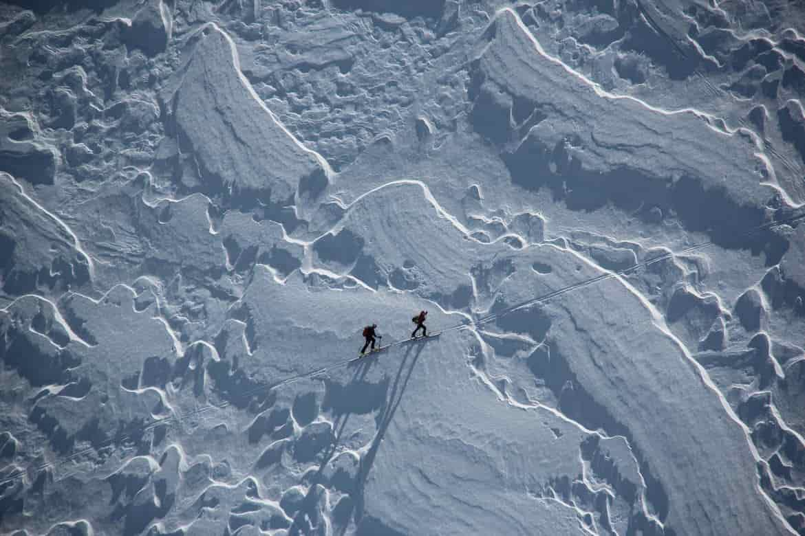 Sciatori-in-salita neve montagia vanalghe