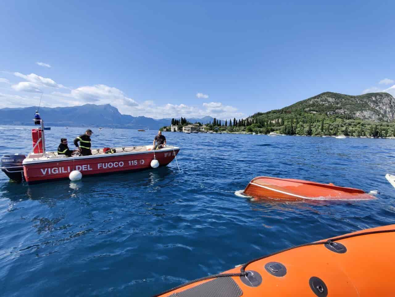 GUARDIA COSTIERA BARTA RIBALTATA GARDA 2