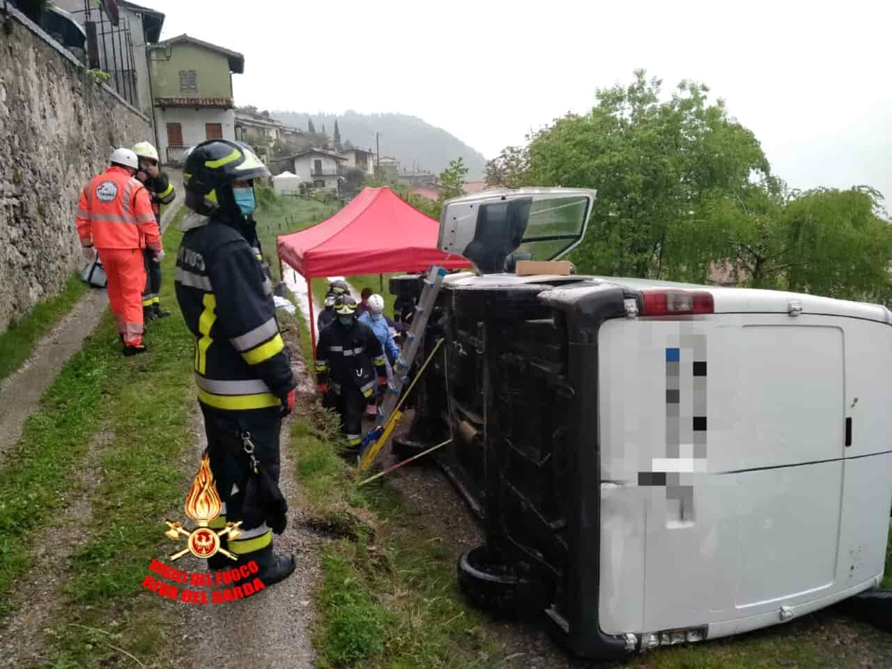 vigili fuoco riva incidente vesio int.n..