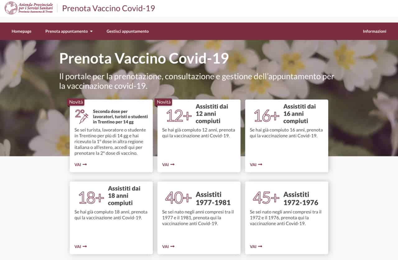 Coronavirus da oggi i turisti possono fare la seconda dose in Trentino