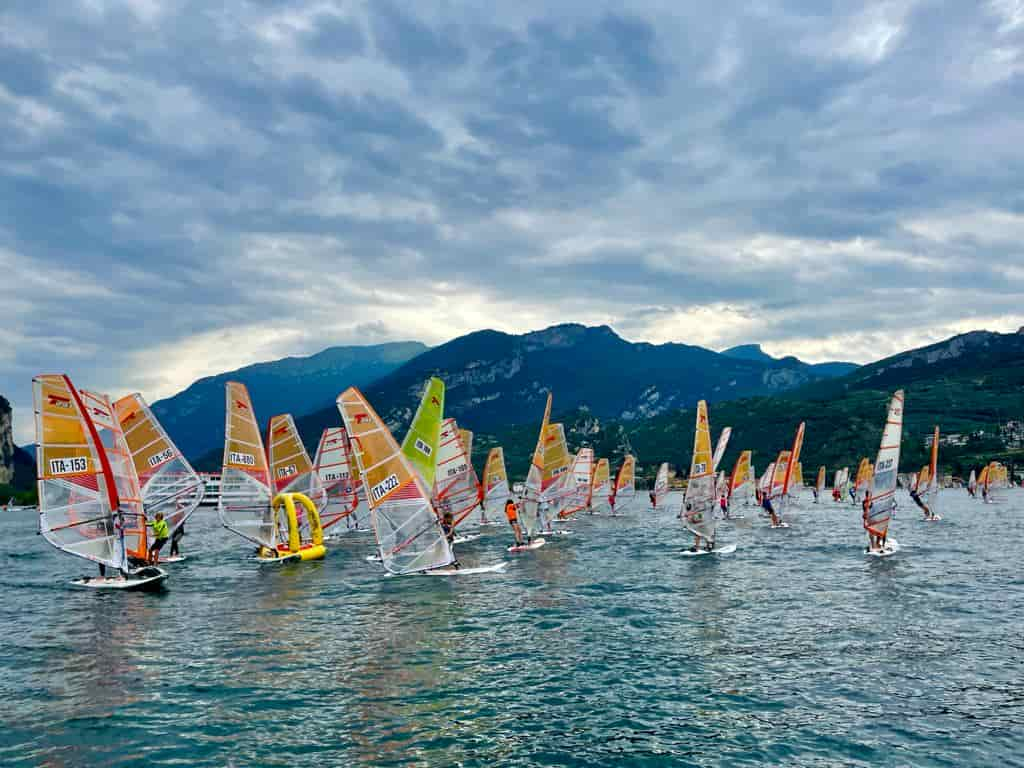 windsurf dopo la tempesta torbole