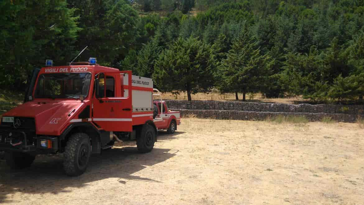 vigili del fuoco trentino in sicilia