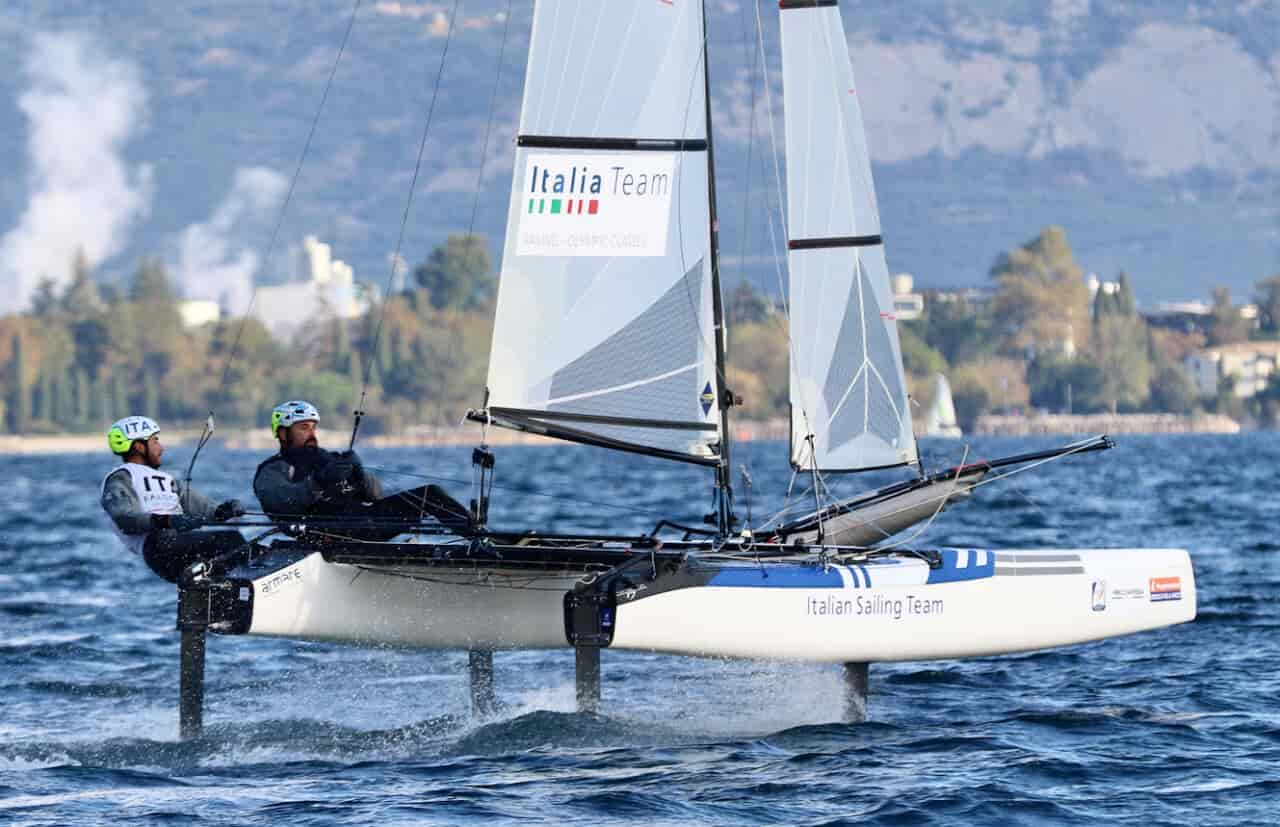 bacchi e tita catamarano garda