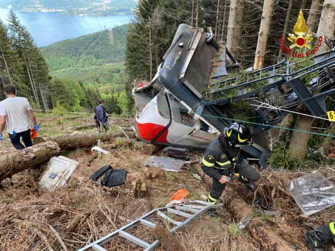 mottarone incidente funivia