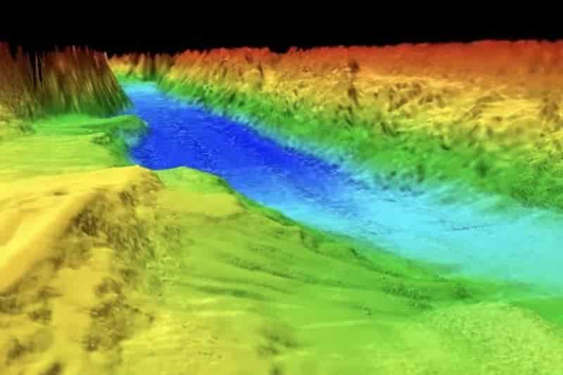 Mappa fondali lago di Garda in 3D GDB