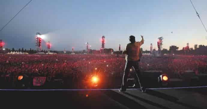 Vasco Rossi performs in Modena