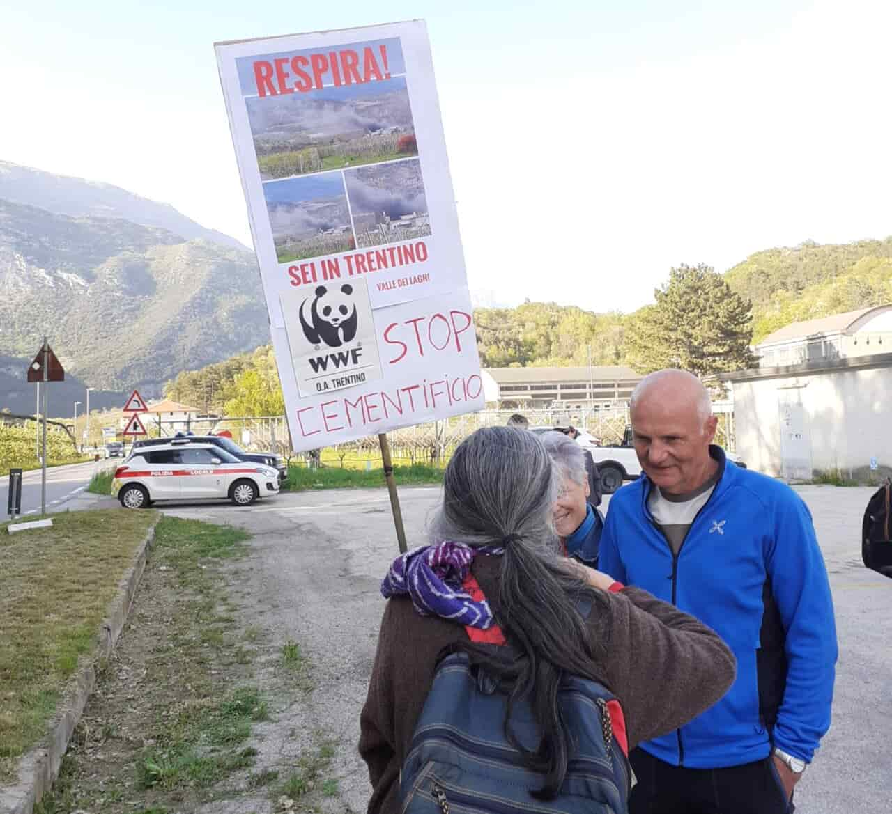 cementificio sarche protesta1