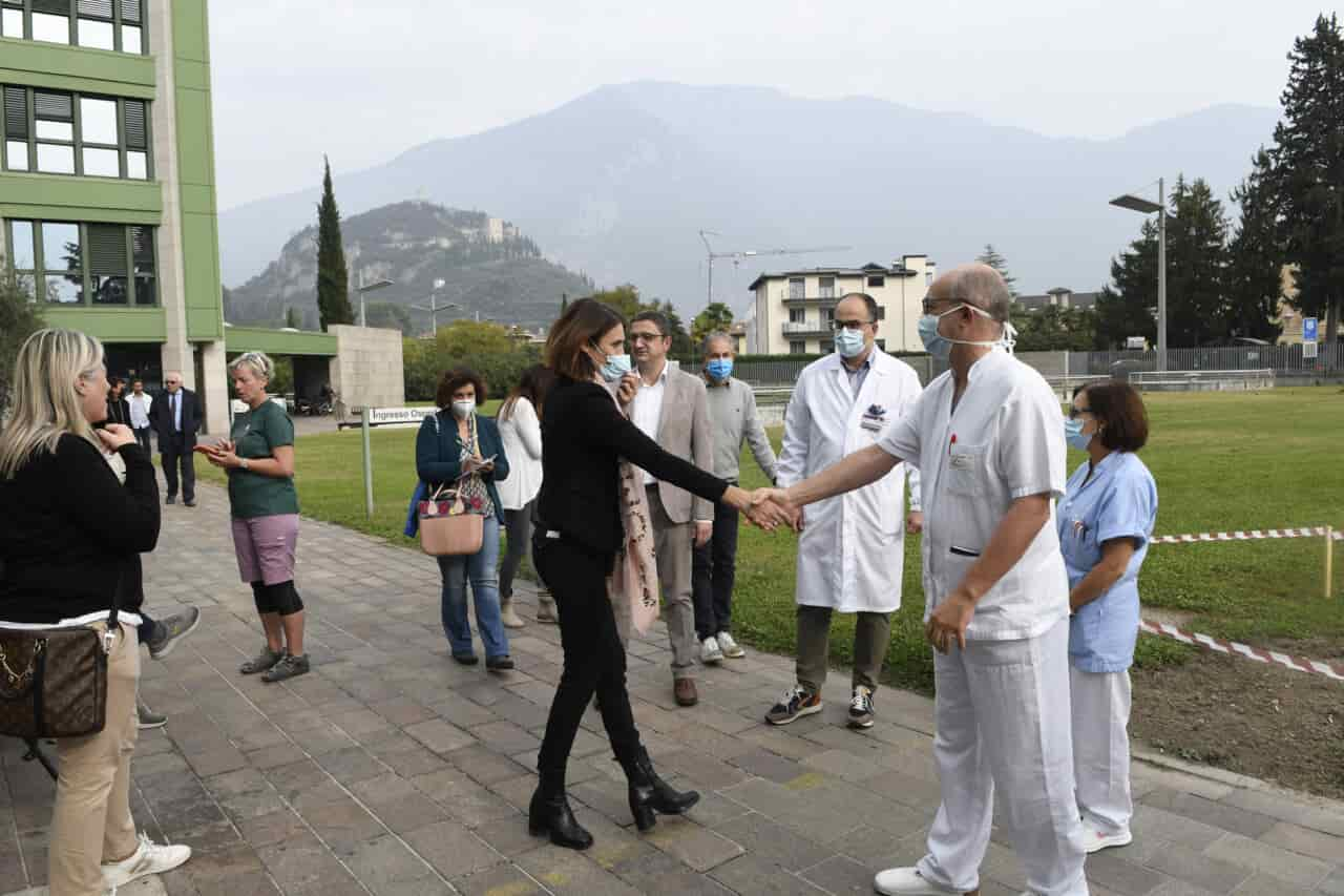 GIUNTA PROVINCIALE IN VISITA ALL'OSPEDALE DI ARCO