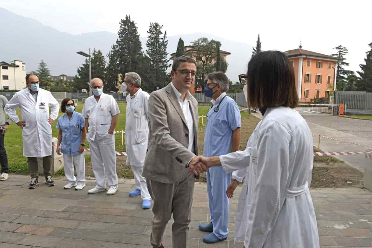 GIUNTA PROVINCIALE IN VISITA ALL'OSPEDALE DI ARCO