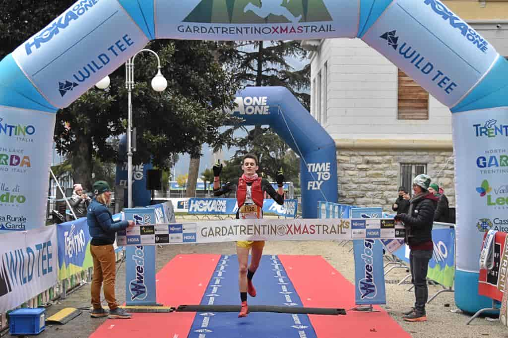 Devid Caresani è il vincitore della Garda trentino Xmas Trail 15 km