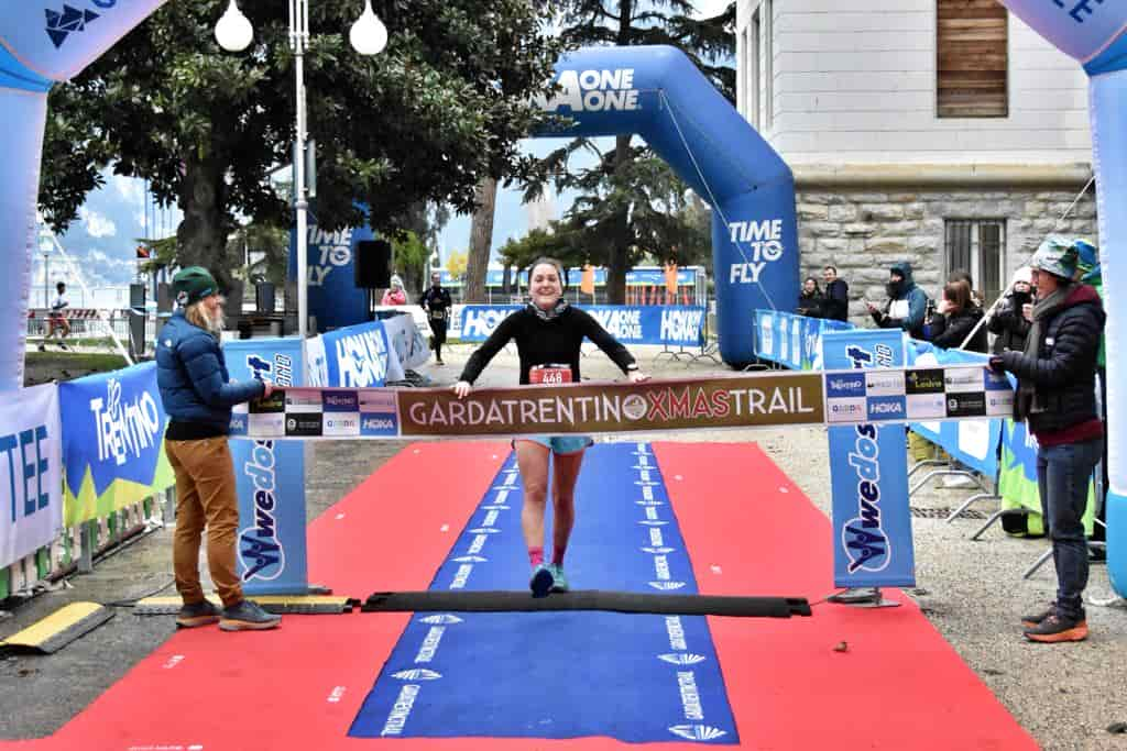 Giulia Marchesoni è la vincitrice di Garda Trentino Xmas Trail (30 km)