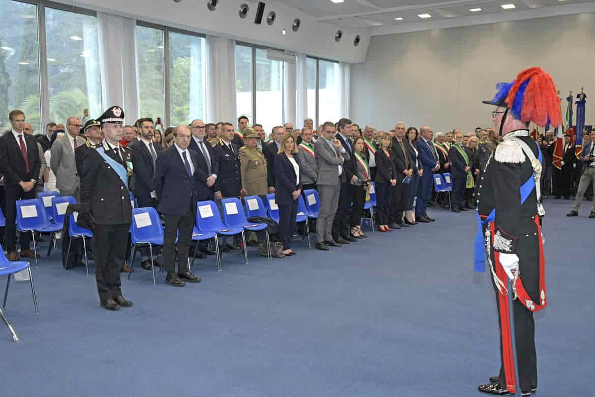 RIVA 209 ANNIVERSARIO ARMA CARABINIERI PRESIDENTE FUGATTI