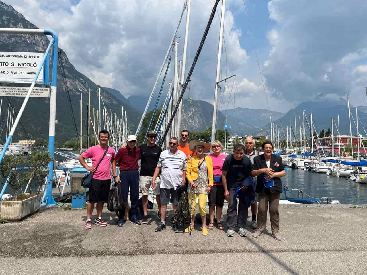 Casa di riposo Mori barca a vela anziani