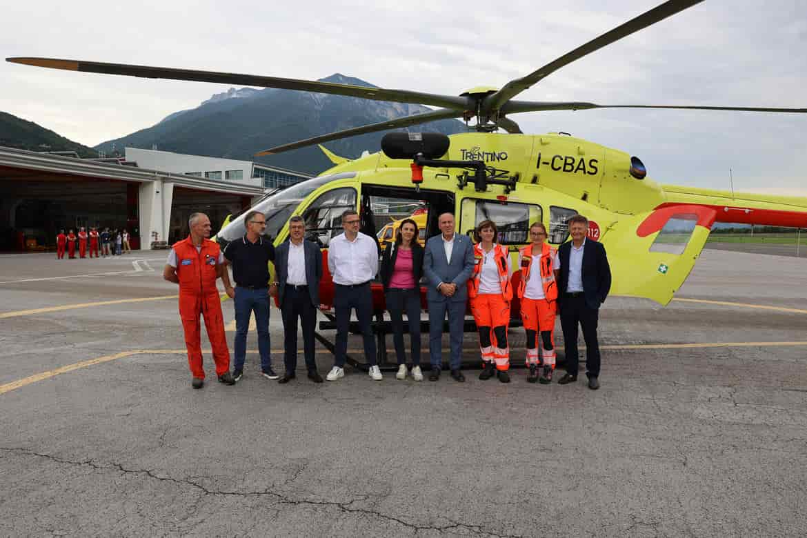 Incontro Stampa Giunta provinciale - Nucleo Elicotteri Trento