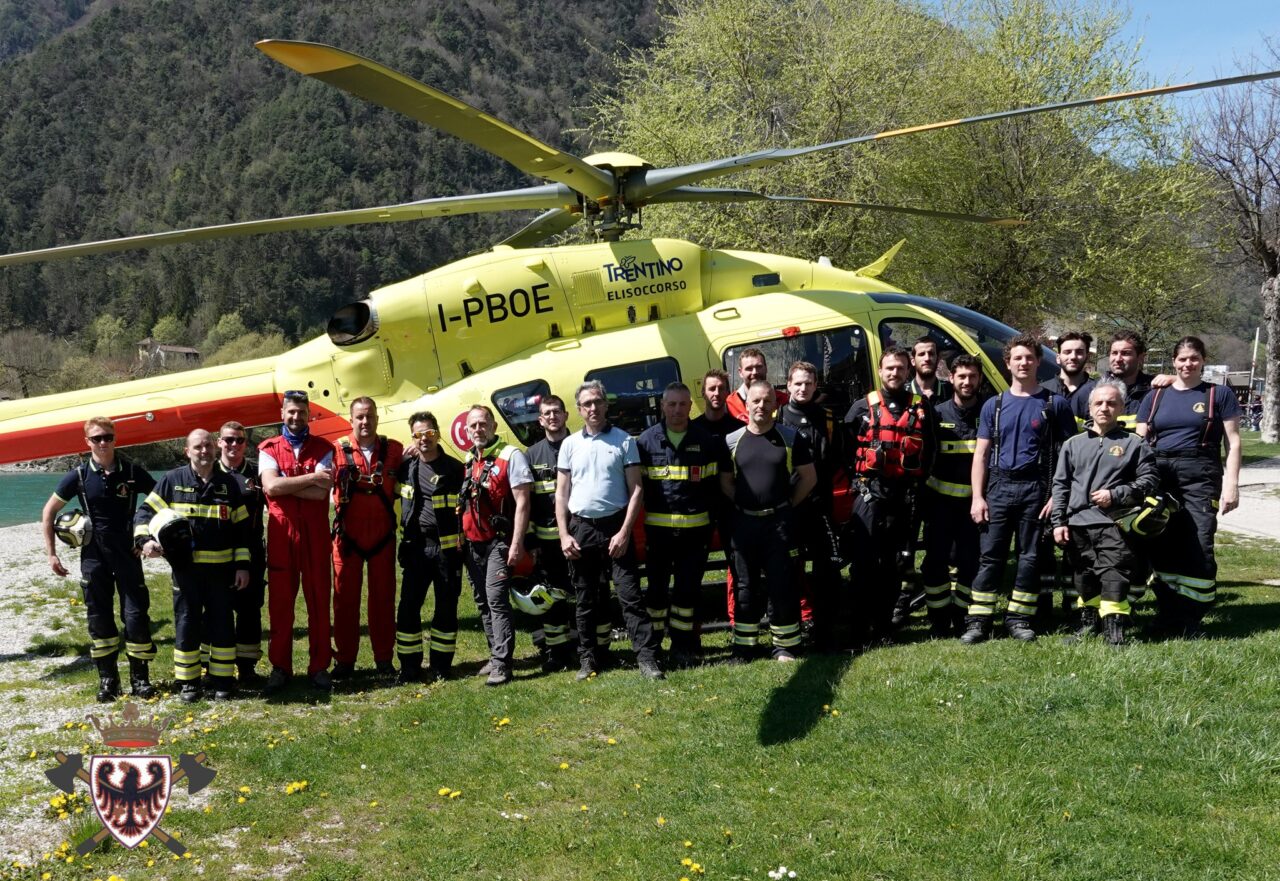 ESERCITAZIONE VIGILI FUOCO LAGO LEDRO