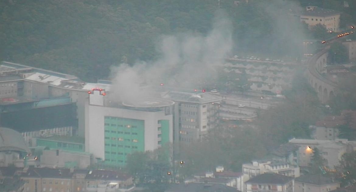 INCENDIO OSPEDALE SANTA CHIARA TRENTO