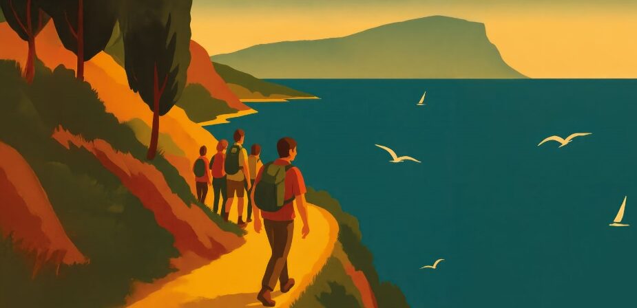 Locandina manif. per il Garda