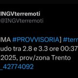 Scossa di terremoto scuote l’Alto Garda e Ledro nella notte: tanta paura, nessun danno