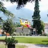Arco: elicottero 118 atterra ai giardini, precisione e prontezza per salvare una vita
