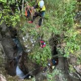 Doppio intervento di soccorso nella forra dell'Albola a Riva