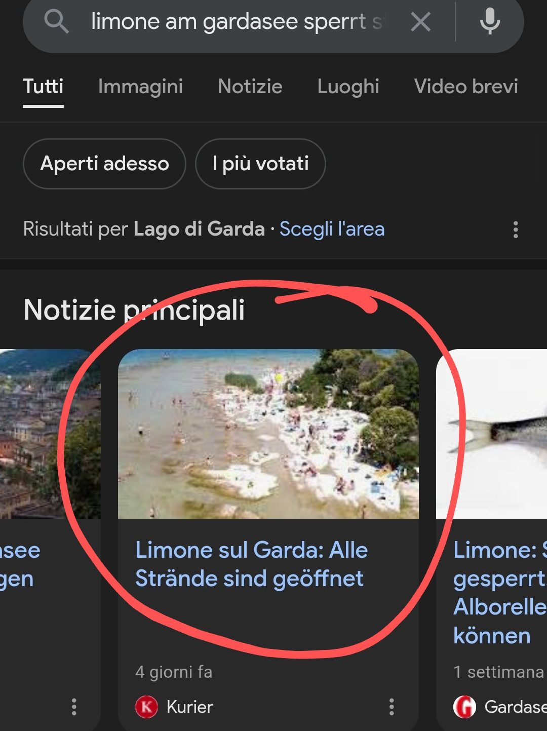 allarmismo val gola