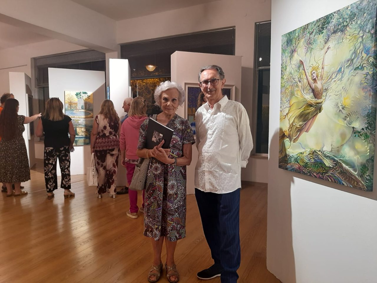 FOTO MARIA LUISA CROSINA STORICA E MARIO CAPPELLI ARTISTA