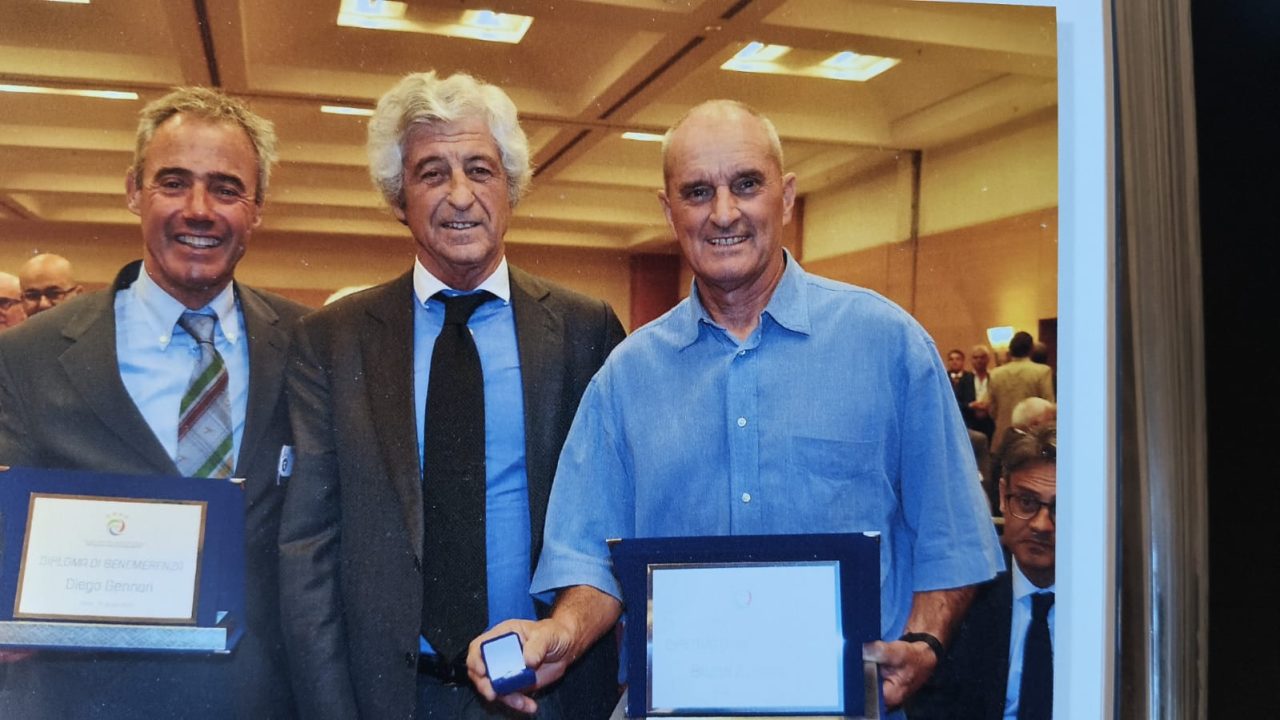 BRUNO ZUCCHELLI BENEMERENZE A ROMA DIEGO GENNARI GIANNI RIVERA