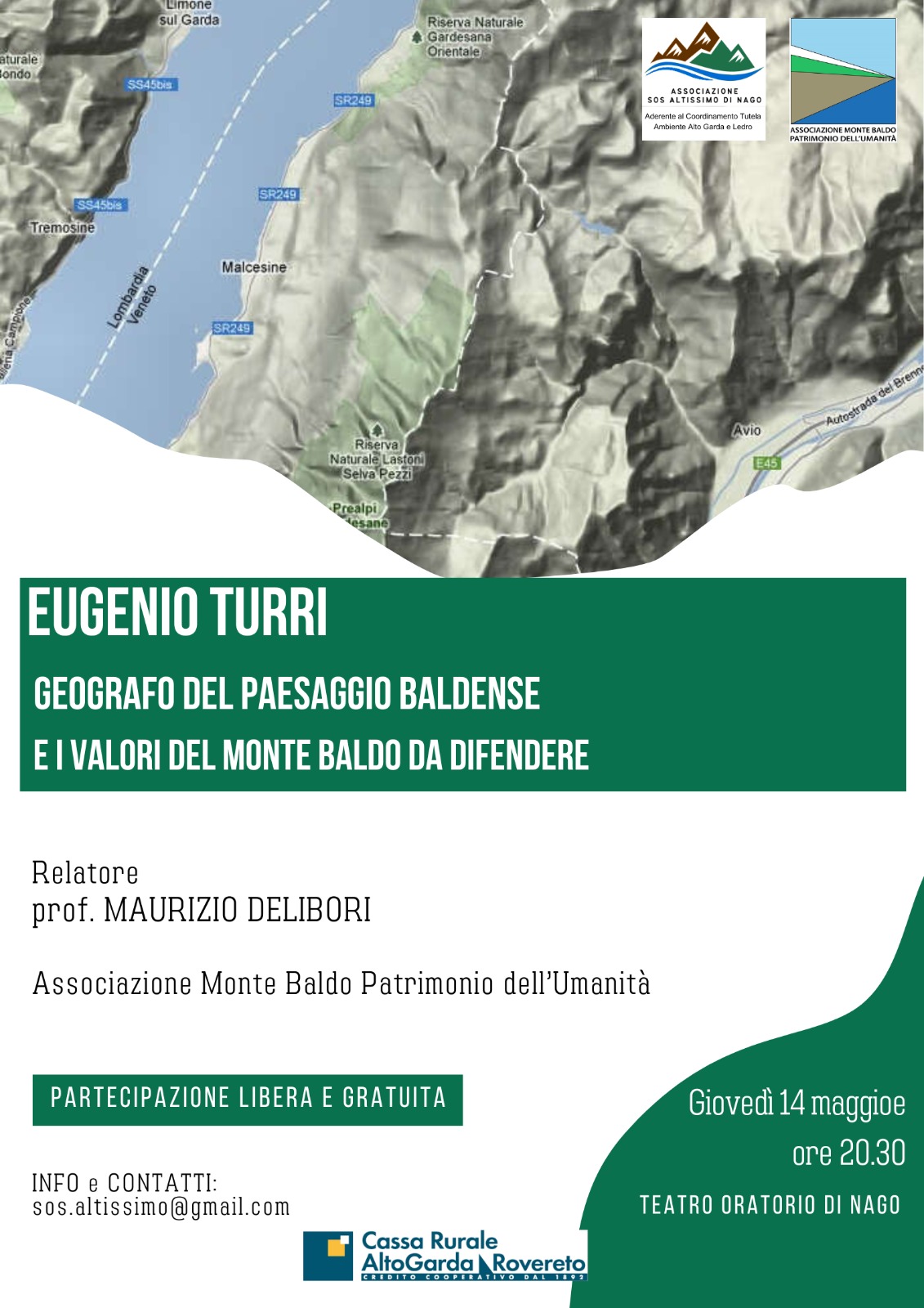 Locandina - Eugenio Turri geografo del paesaggio baldense e i valo
