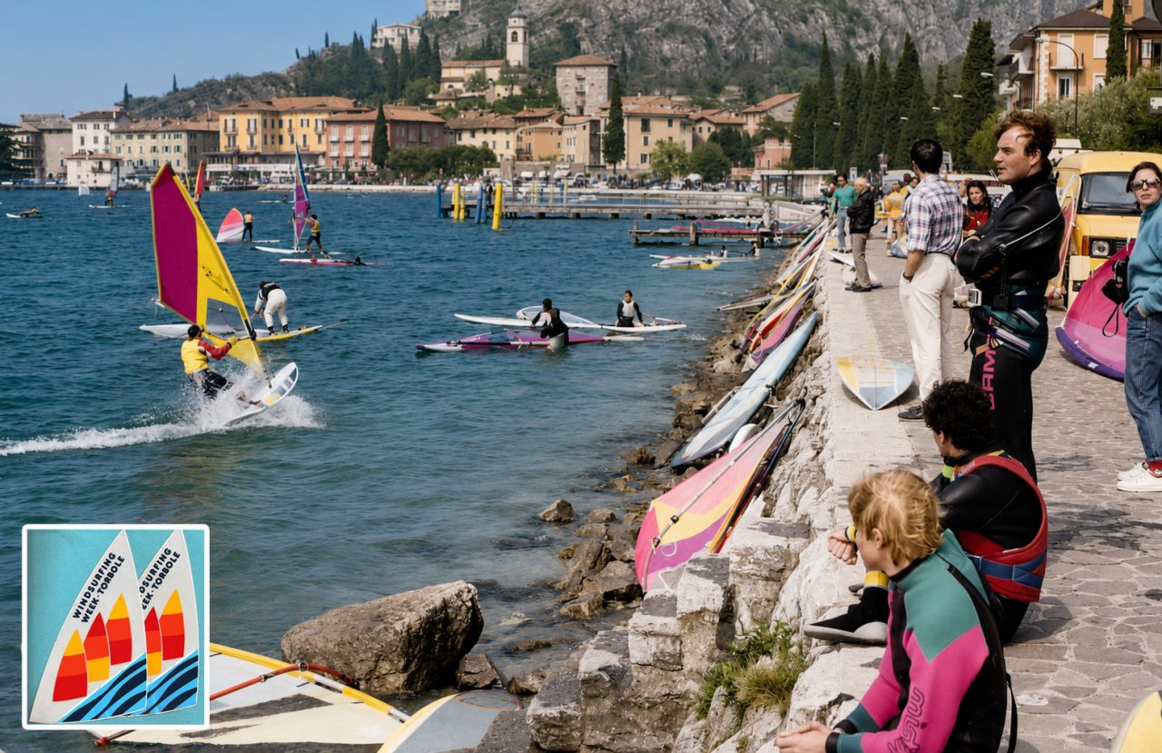 windsurf torbole anni 80