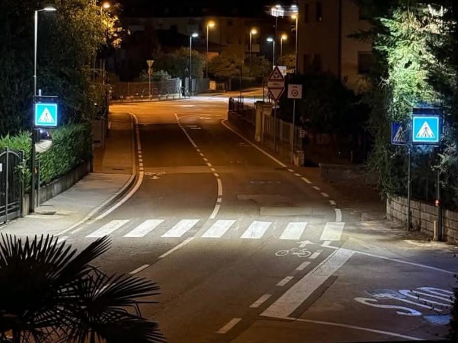 arco via negrelli nuovi led