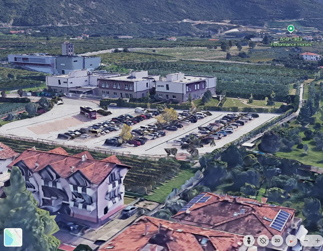 arco - caneve, parcheggio interrato, ipotesi piantoni
