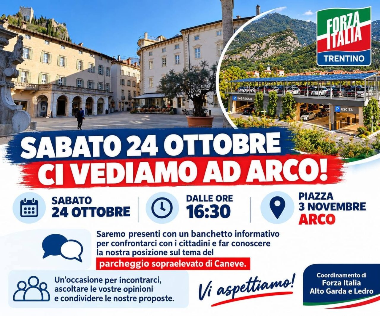 arco - forza italia, caneve